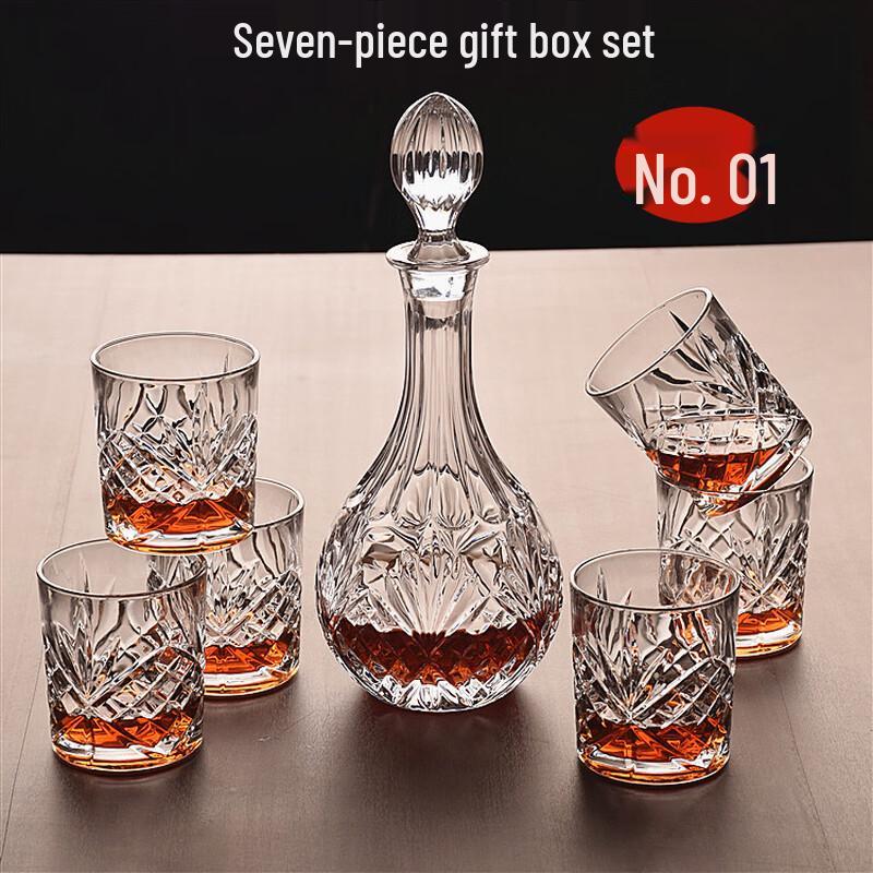 Handun Glass Wine Decanter & Glass Set