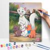 Disney DIY Painting Kit Marie Aristocats Classic Style Home Decor Craft Gift Idea Wall Art For Living Room Office Modern Decor Painting