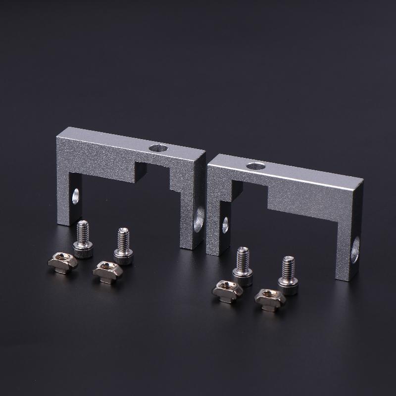 1/2Sets 2020 2040 Aluminum Alloy Profile Ender3 3D Printer Parts For MGN12 Linear Guide Rail Fixed Block