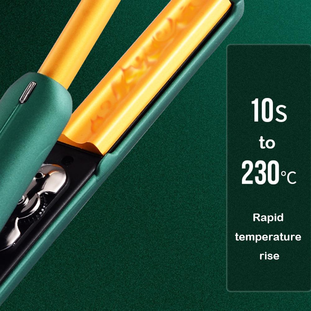 U-förmige Bogen-Schiene Form Morgan Lockeneisen Haar Keramik Lockenwickler Flauschige Haarwurzel Dauerwelle Locken Schnelles Aufheizen Glätteisen