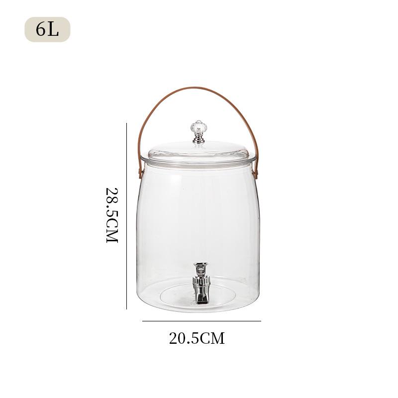 Large Capacity Beverage Dispenser with Faucet for Tea, Juice, or Soda - New Spring Product.