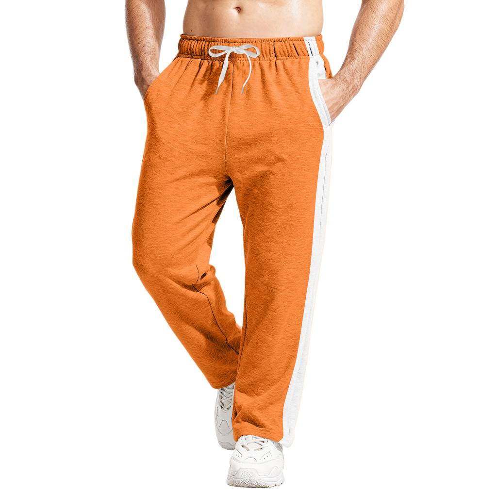 Men's Relaxed-Fit Casual Sweatpants With Stretch Waistband And Drawstring Yoga Pants