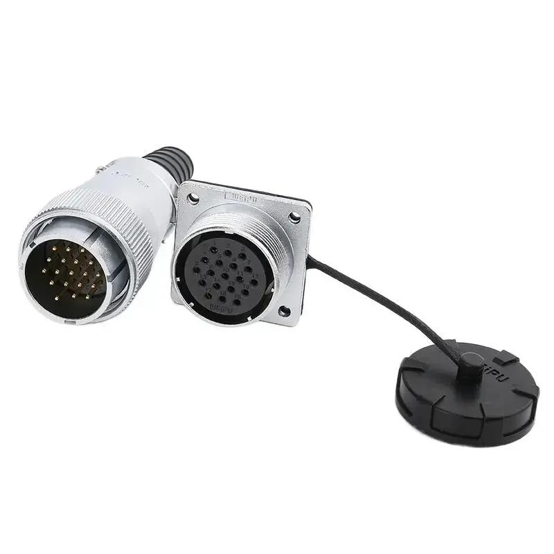 WEIPU WS32 TQ+Z M32 4 6 8 10 11 12 13 19Pin Male Plug Female Socket Panel Automotive Connector 10-50 A  AC DC High Voltage Power
