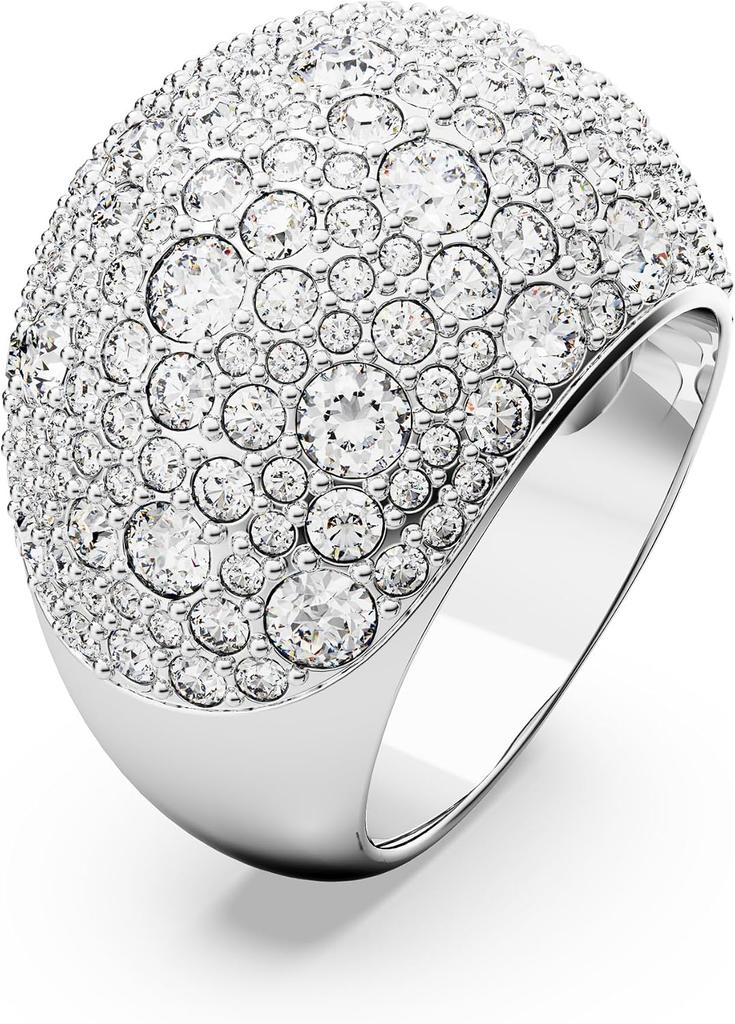 Swarovski Ring Moon White Rhodium Plated Metal . .be Fashion 5677133