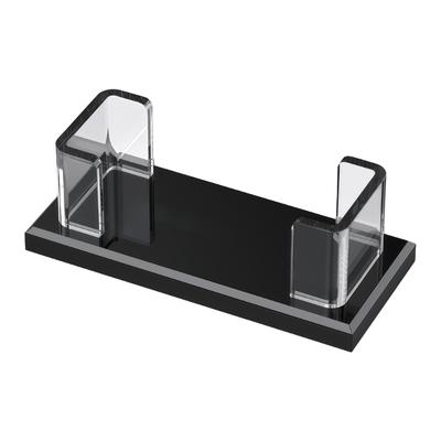 Klarer Acryl-Visitenkartenhalter 4,52x1,96 Zoll Schreibtisch-Visitenkarten-Aufbewahrungsbehälter für Firmenveranstaltungen und den täglichen Bürogebrauch