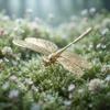 Antique-Style Dragonfly Ornament Handmade Dragonfly Tea Pet Dragonfly Figure Toys  Bogu Frame