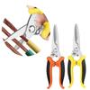 Stainless Steel Manually Shears Multifunction Electrician Wire Cutters Portable Cable Scissors