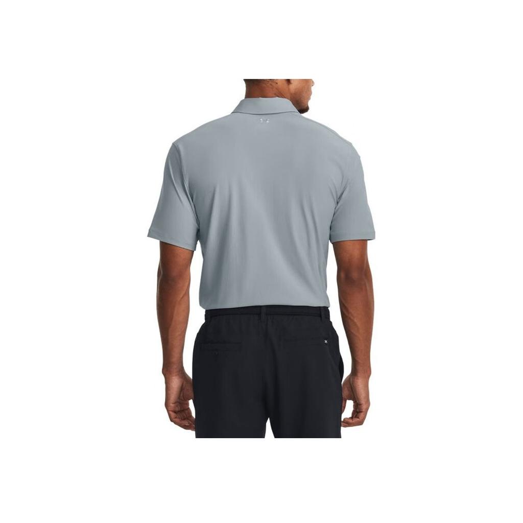 Under Armour Luxe Solid Golf Polo Shirt Men Tops Blue 1377362-465
