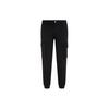 Solid Color Embroidered Logo Jogger Pants Men Bottoms Black J322704-BEH