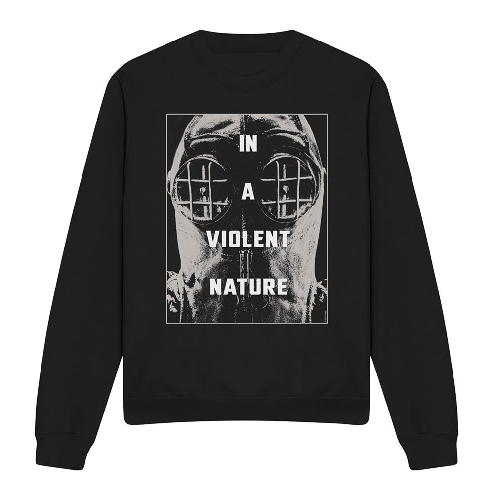 In A Violent Nature Unisex Adult Large Mask Sweatshirt