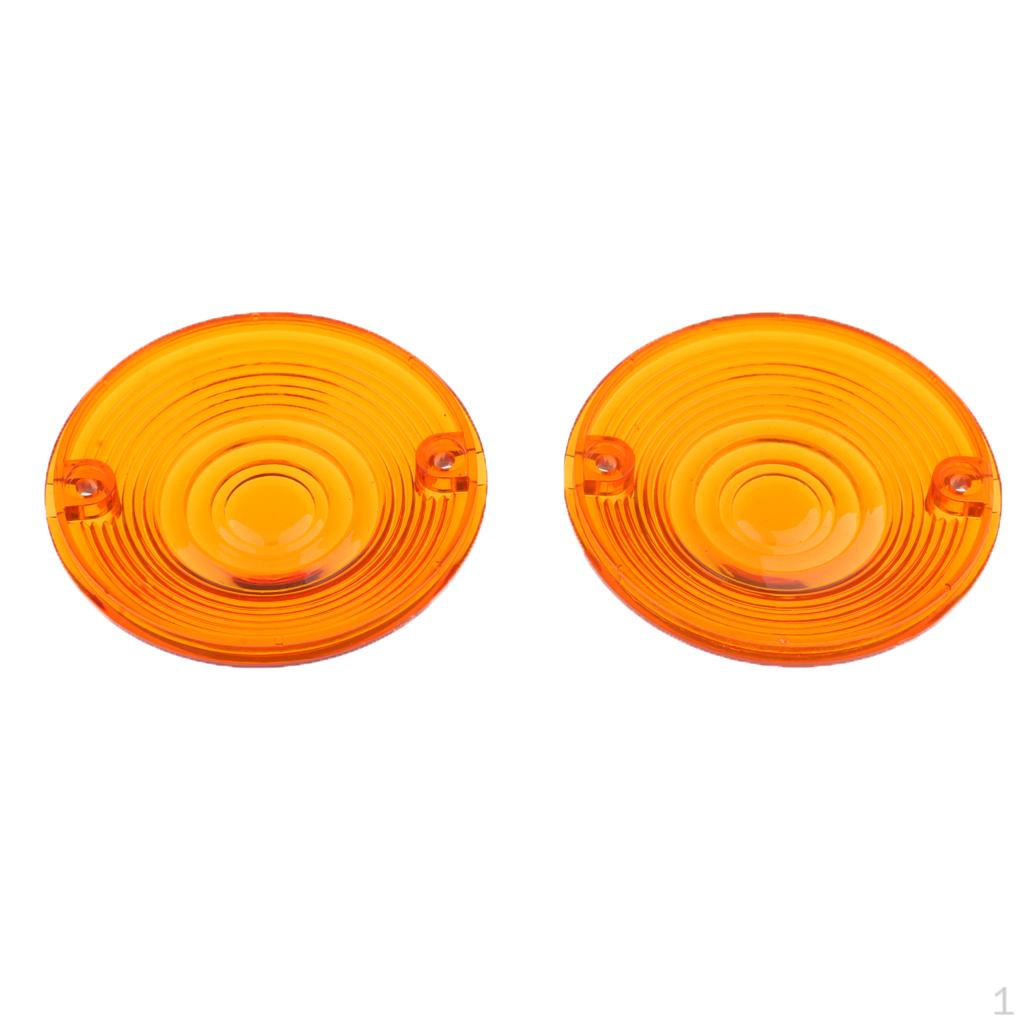 

1 пара мотоциклетных передних и задних линз в сборе, совместимый с Touring Glides 1986-2018,