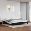346910 vidaXL Bed Frames Black 160x200 Cm Faux Leather