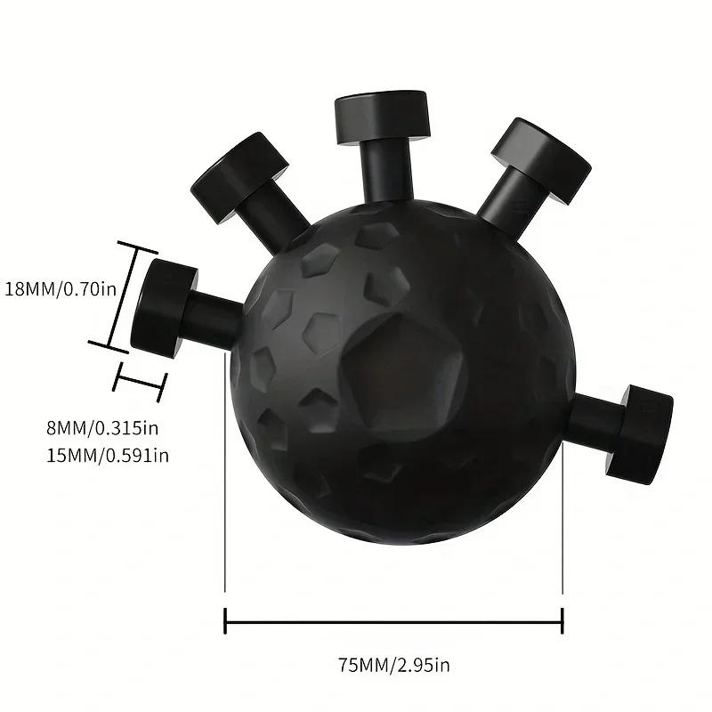 Hand Exercise Balls Sphere Finger Exerciser Ball Grip Strength Trainer Hand Grips Portable Grip Exerciser Forearm Grip Workout