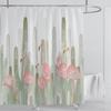 Piante Grafico Tenda da Doccia Impermeabile Tenda da Doccia Tessuto Poliestere Stampa 3D Tende da Bagno Decorazione Bagno Con Ganci