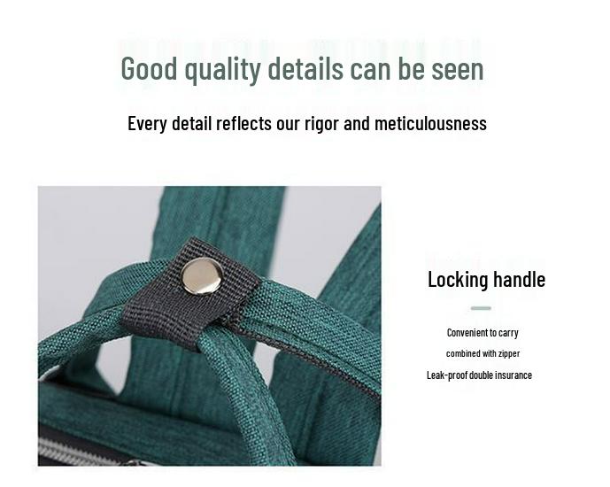 2024 Fashion Large-Capacity Casual Mommy Bag - Multifunctional Outdoor Mother and Baby Hospital Backpack