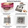 30/50 Disposable Shower Drain Hair Catcher Mesh Shower Drain Covers Floor Sink Strainer Filter Hair Stopper For Bathroom Kitchen