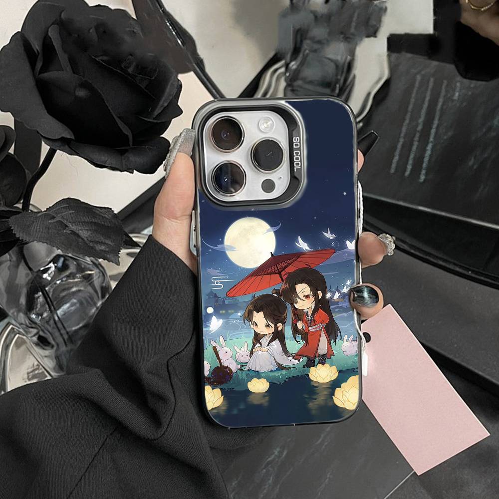 Grandmaster U-Demonic Cultivation Phone Case For iPhone17, 16,15,14,13,12 Pro Max Black Candy Matte Shockproof Cover