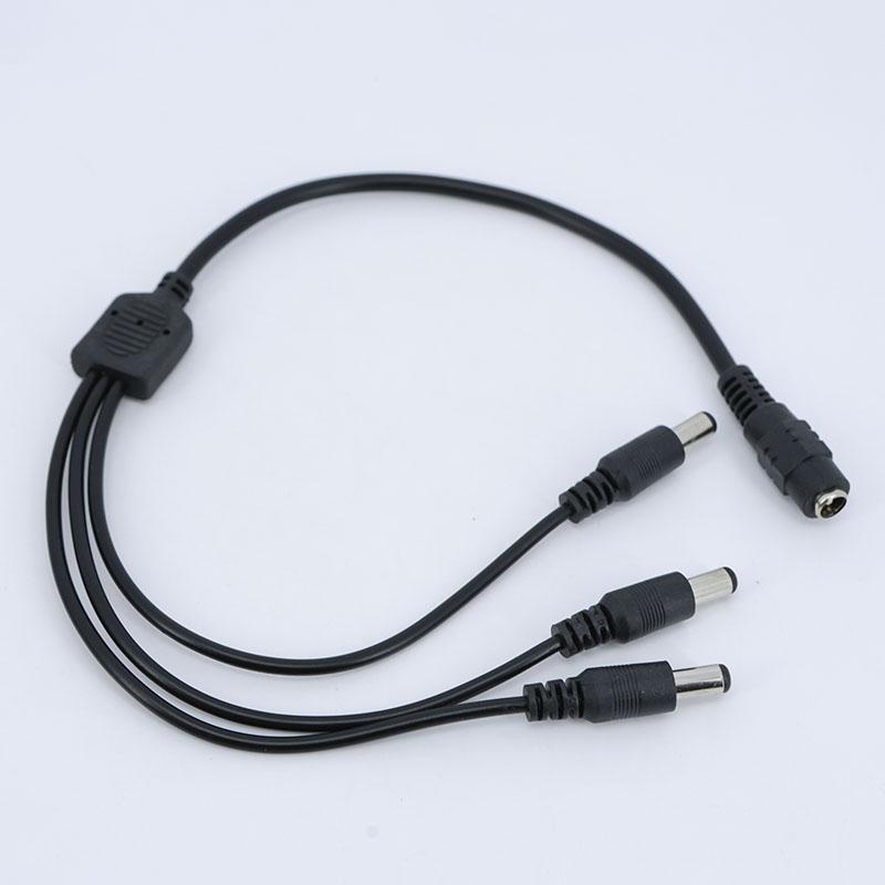 DC Splitter Power Adapter Connector 1 Female To 3 Male Way 40cm Jack Plug Cable 12V 5.5mm*2.1mm For CCTV Camera LED Strip