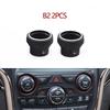 Front Central Console Radio Volume Rotary Knob Air Conditioning Heater Climate Control Button Cover For Jeep Grand Cherokee WK2
