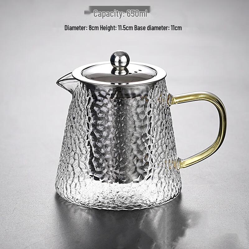 Shi Jin Hammered Glass Teapot