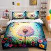 Magical Dandelion with Notes Bedding Set for Kids Luxury Gift 3pcs Digital Print Comforter Set Soft Comfortable Breathable