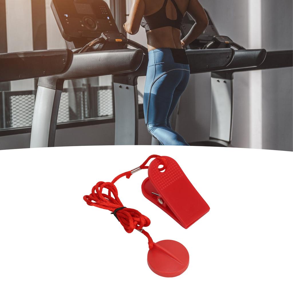 1 Pair Treadmill Safety Key Running Machine Safety Switch Lock for Household Commercial Treadmills Emergency Stop L