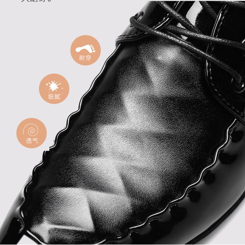 Spring Autumn Men New Pointed Toe Cover Shoe Low Upper Formal Dress Large Shoe Wedding Shoe Men Business Patent Leather Shoe