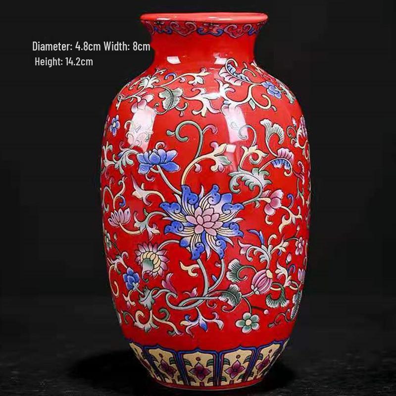 Antique Blue and White Chinese Porcelain Vase - European & American Handicraft for Flower Arrangements