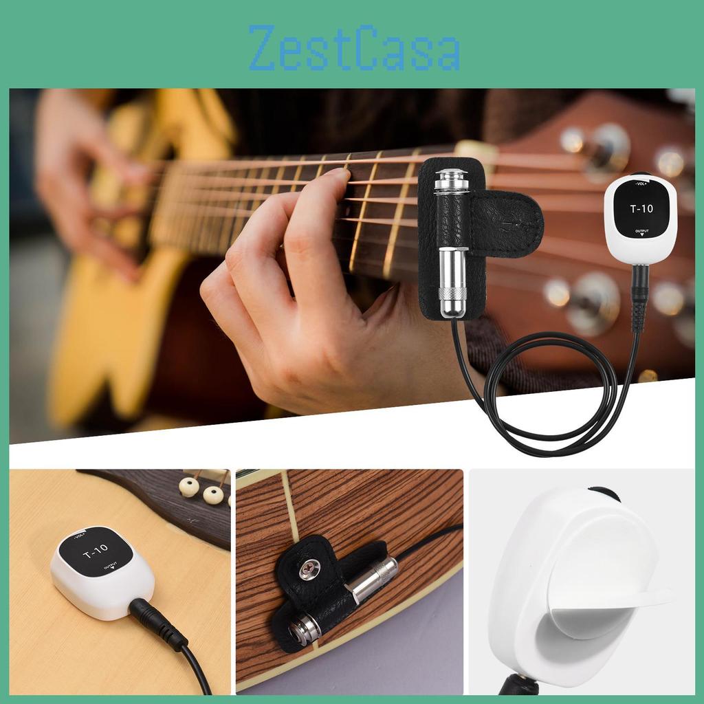 Piezo Pickup Drilling Universal No Selfadhesive Pickup 65mm Audio Interface For Speaker