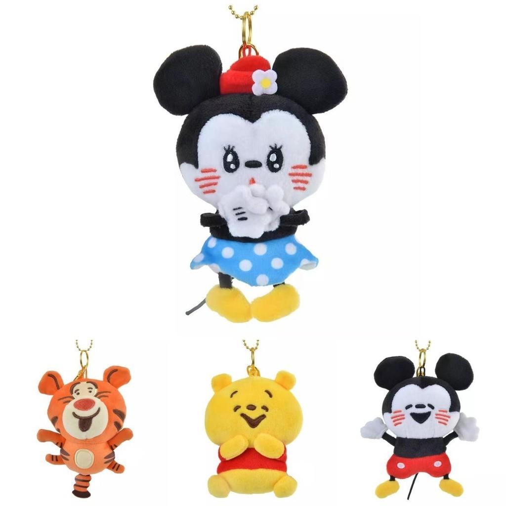 Cute Plush Tigger Keychain Soft Pp Cotton Stuffed Animal Bag Charm Adorable Gift