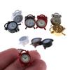 1/12 Dollhouse Miniature Living Room A Metal Alarm Clock 