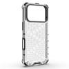 For iPhone 17 Pro Case Honeycomb Shape Shockproof PC+TPU Phone Cover