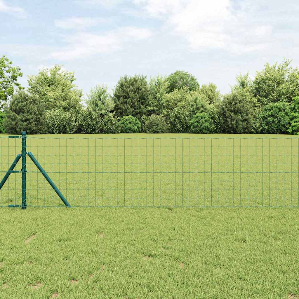 Euro Fence Green 0.6 x 10 m PVC Coated Iron