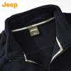 JEEP Men's Stand-Collar Fleece Casual Jacket
