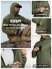 CQR Warm Hooded Jacket with Fleece and Hoodie for Outdoor Perfect for and Atom Hoodie Jacket for and Size Men's Ultra-Lightweight, Lining.