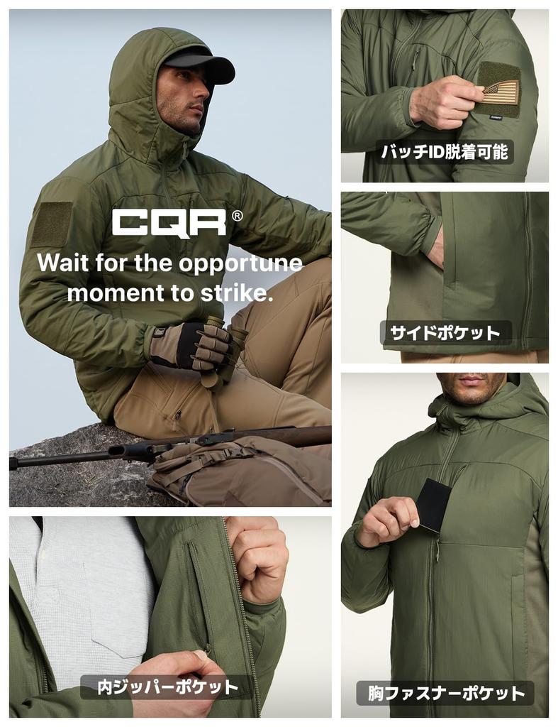 CQR Warm Hooded Jacket with Fleece and Hoodie for Outdoor Perfect for and Atom Hoodie Jacket for and Size Men's Ultra-Lightweight, Lining.