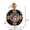 Antique Gold Bronze Beauty Portrait Knight Angel Goddess Coin Medallion Charm Pendant,Necklace Jewelry Accessories Supplies M64