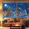 Window Stickers, Snowflakes, Glitter Christmas Decoration Window Stickers, Static Christmas Window Stickers(1PC)