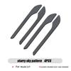 For Tesla Model 3 Y Door Handle Stickers 4PCS Adhesive Protection Stickers for Tesla Carbon fiber texture, luminous, pink, black