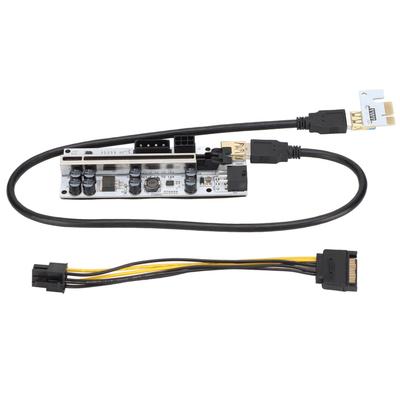 Riser Adapter Card 8 Excicon Capacitors Multi Layer Shielding Fine Workmanship PCIE Riser