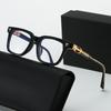 Retro Blue Light Blocking Unisex Square Glasses with Imitation Acetate Frame