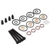 4 Juegos Kit de Reparación de Sello de Inyector de Combustible Conjunto de Sellado Abrazadera Tornillo 1417010997 Apto para A2 A3 A4 A6