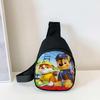 Paw Patrols Shoulder Bags Chase Skye Cartoon Anime Printed Chest Pack Fashion Casual Large Capacity Hiking Crossbody Bag Gift