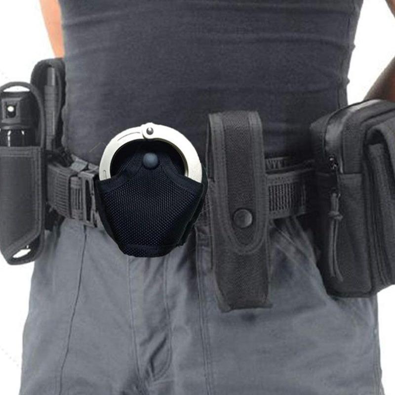 2Pcs Handcuff Pouch Universal Handcuffs Case Holder Outdoor Hunting Accessories Hand Cuff Holster Waist Bag