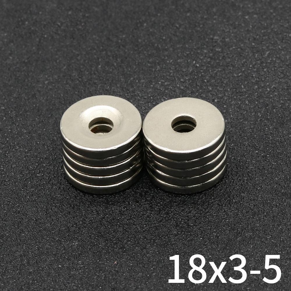 N35 Round Countersunk Hole Neodymium Magnet Strong Permanent Magnet For DIY Craft Model Hardware Fixing