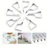 8pcs Heavy-duty Stainless Steel Tablecloth Clip - Stylish Design, Perfect for Weddings, Families, and Garden Picnics