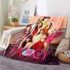Coperta Kpop Twice Gruppo di Ragazze Moda Stampata Coperta in Flanella Regalo Divano Ufficio Letto Coperta Calda Camera da Letto Ragazze Copriletto