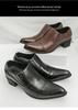 Men's Business & Casual Leather Slip-Ons: Formal & Pointed Toe Loafers for Spring/Autumn