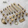 American Retro Brass Wardrobe Handle: Pure Copper French-Chinese Cabinet Drawer Pull