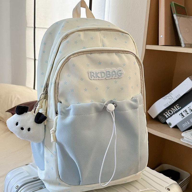 School bag female college student design sense ins style student female Mori department large capacity summer niche backpack female backpack